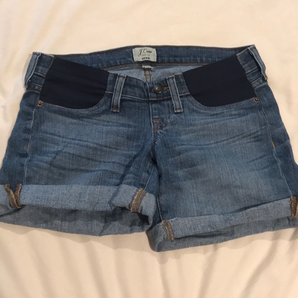 J Crew Maternity Denim Shorts